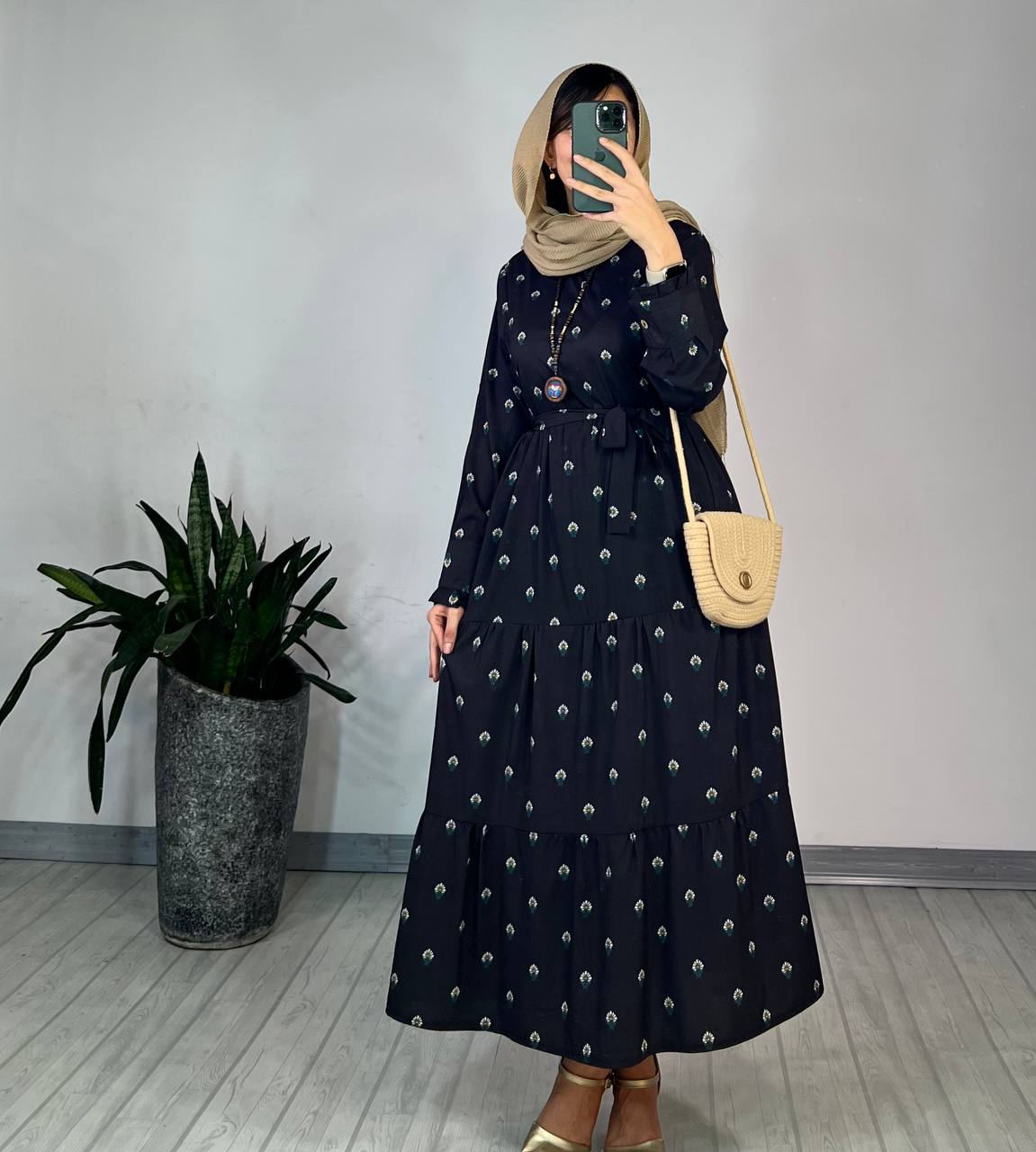 پیراهن مانتویی لاله 1