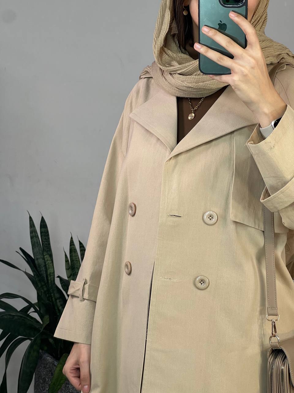 مانتو کتی لینن الیزابت (با قد بلندتر)(ایراد دار)