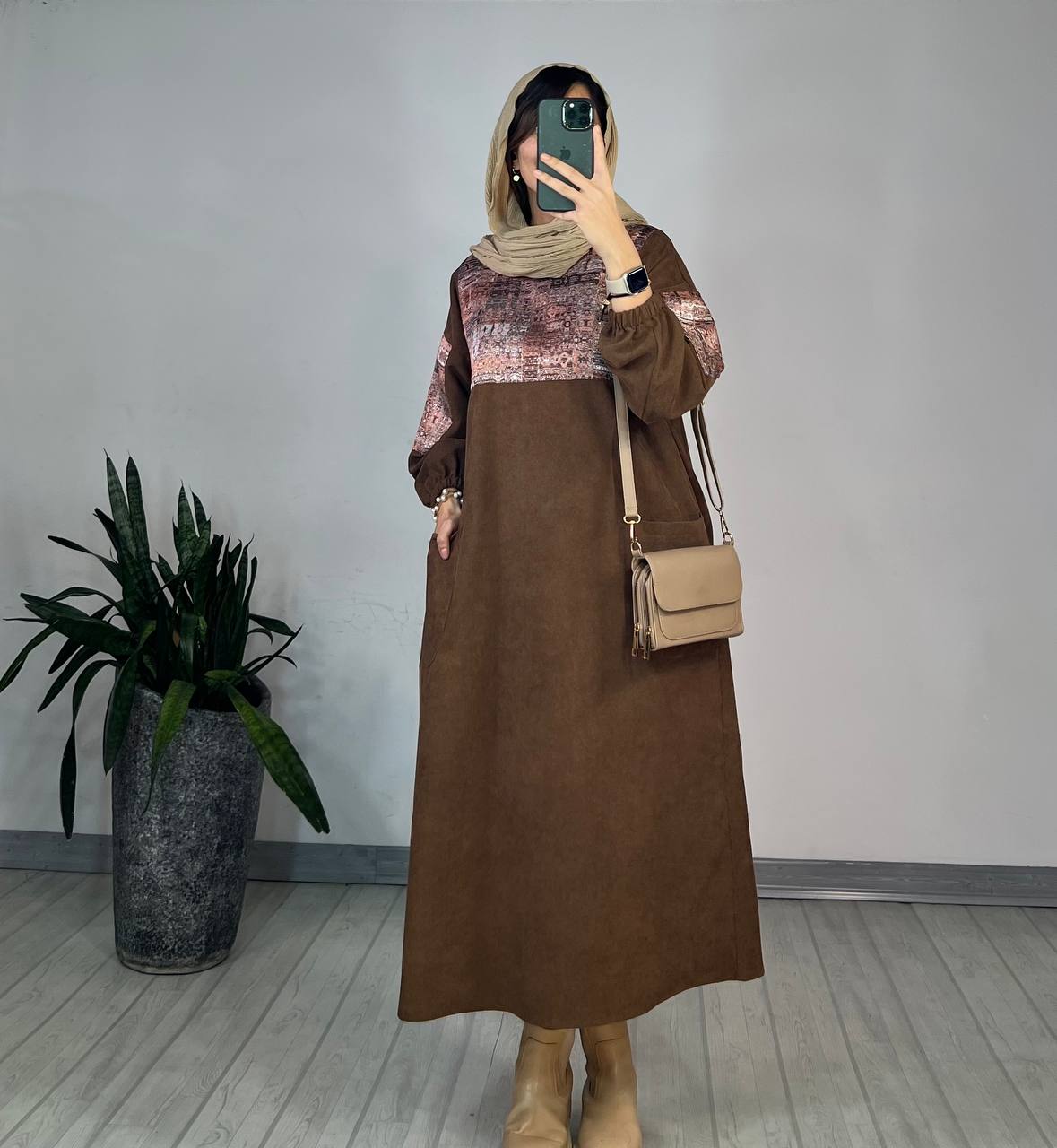 پیراهن مانتویی آوان(پیش فروش)