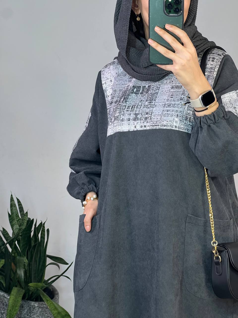 پیراهن مانتویی آوان(پیش فروش)