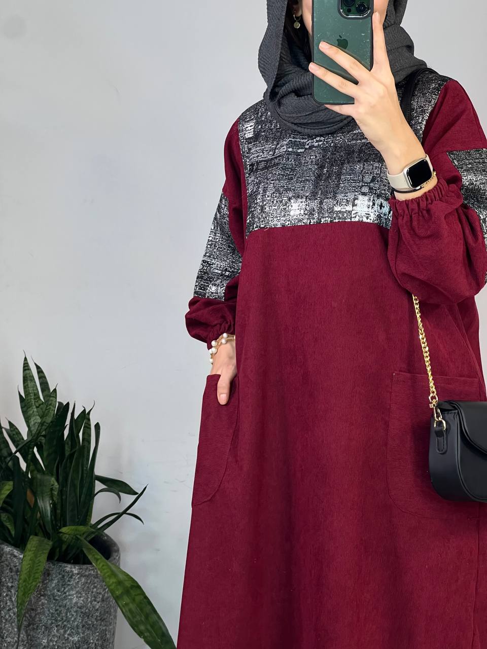 پیراهن مانتویی آوان(پیش فروش)