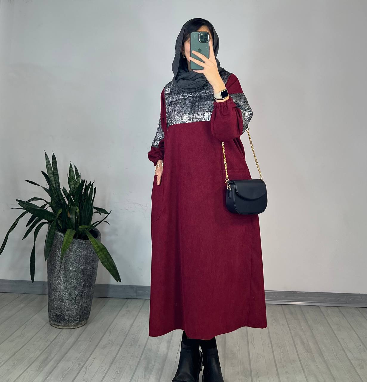 پیراهن مانتویی آوان(پیش فروش)