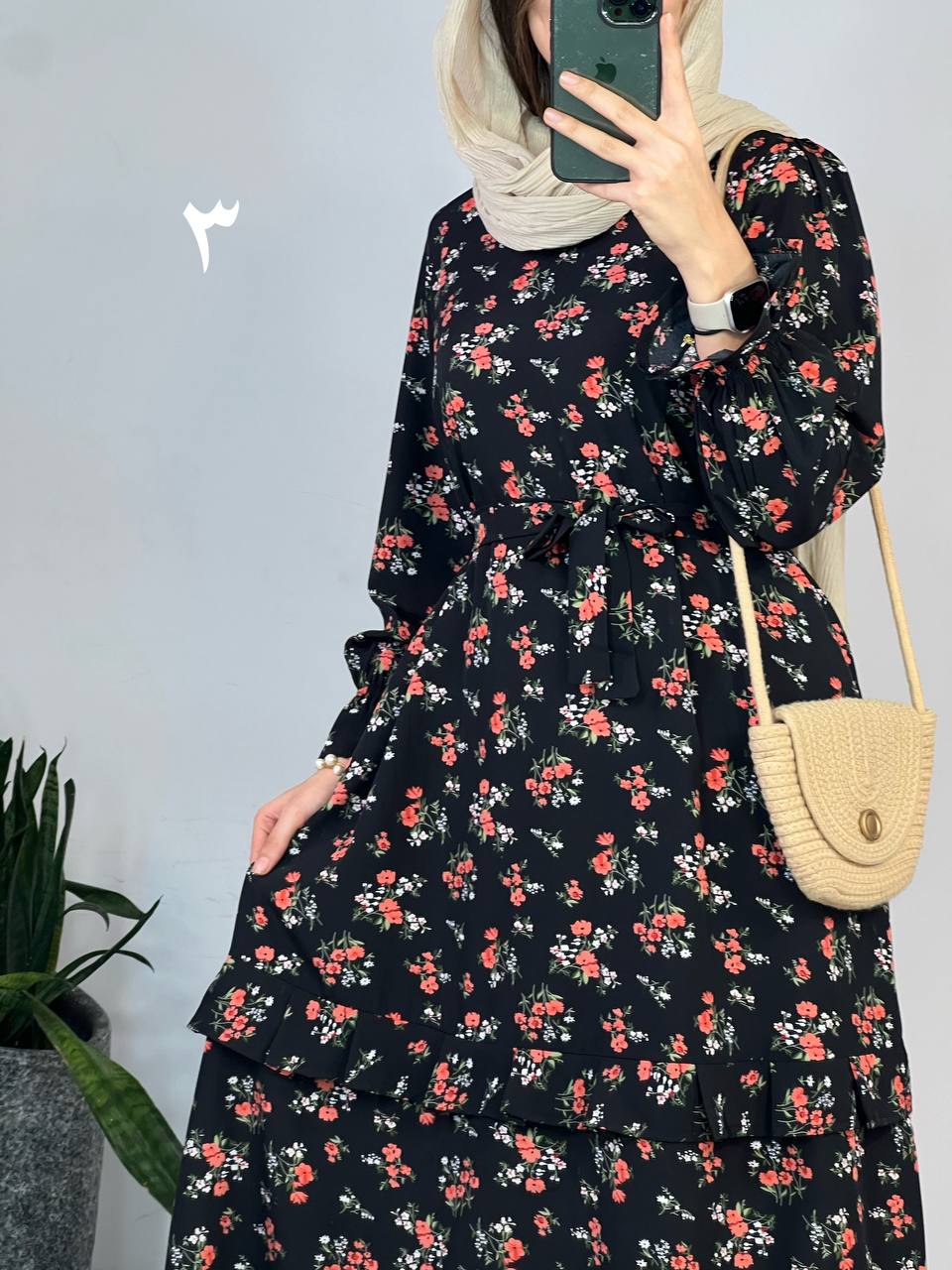 پیراهن مانتویی شکوفه 7