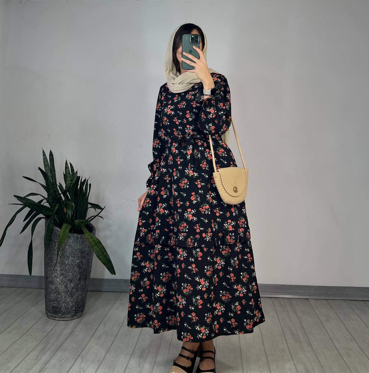 پیراهن مانتویی شکوفه 7