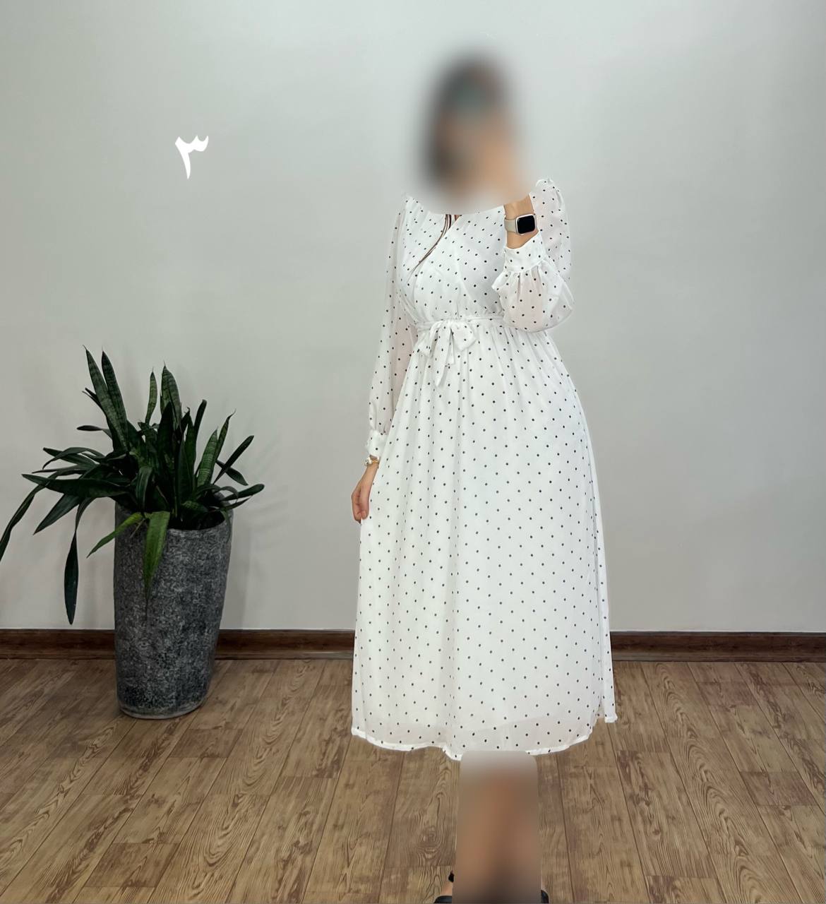 پیراهن حریر میدی 54