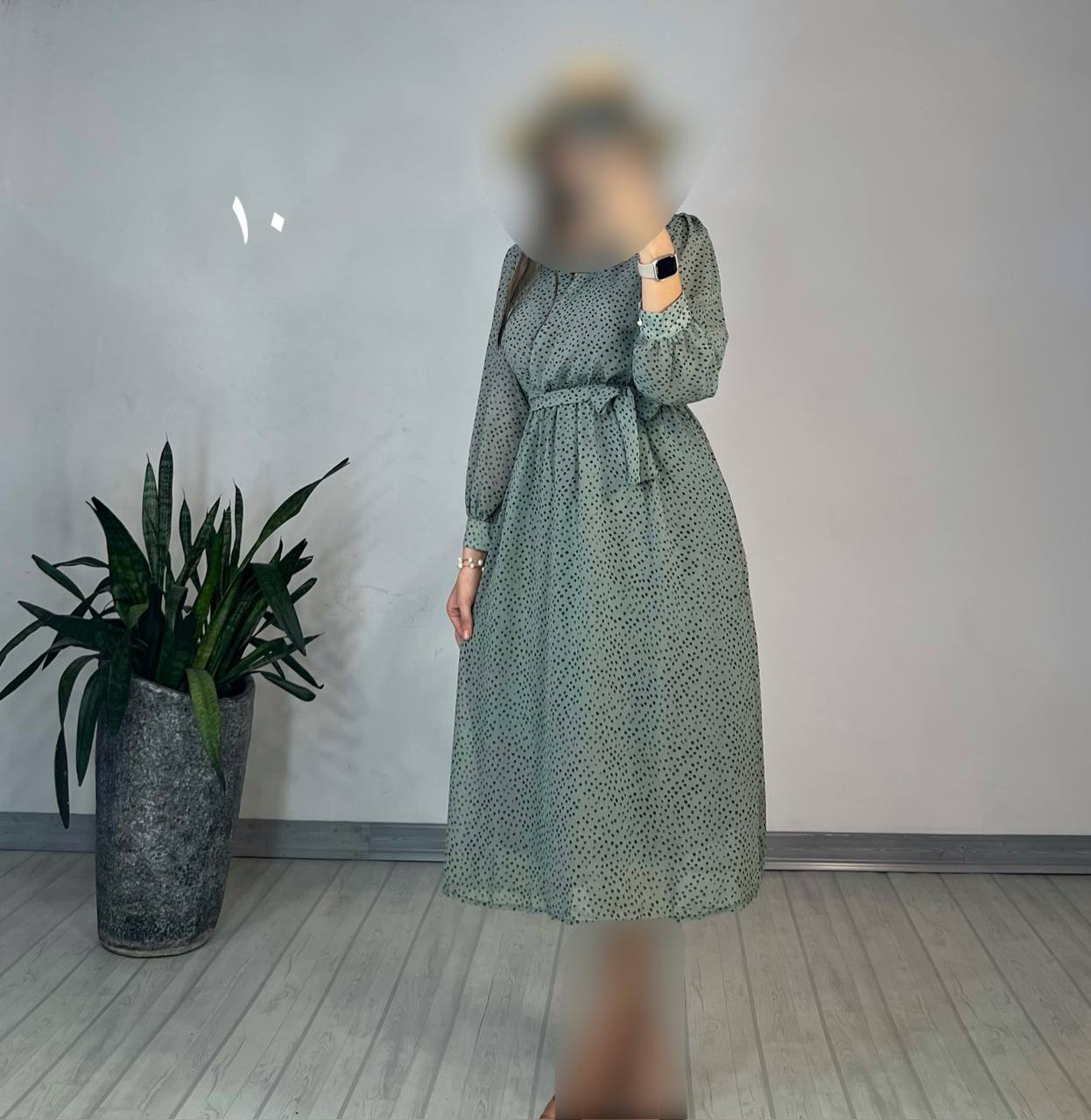پیراهن حریر میدی 54