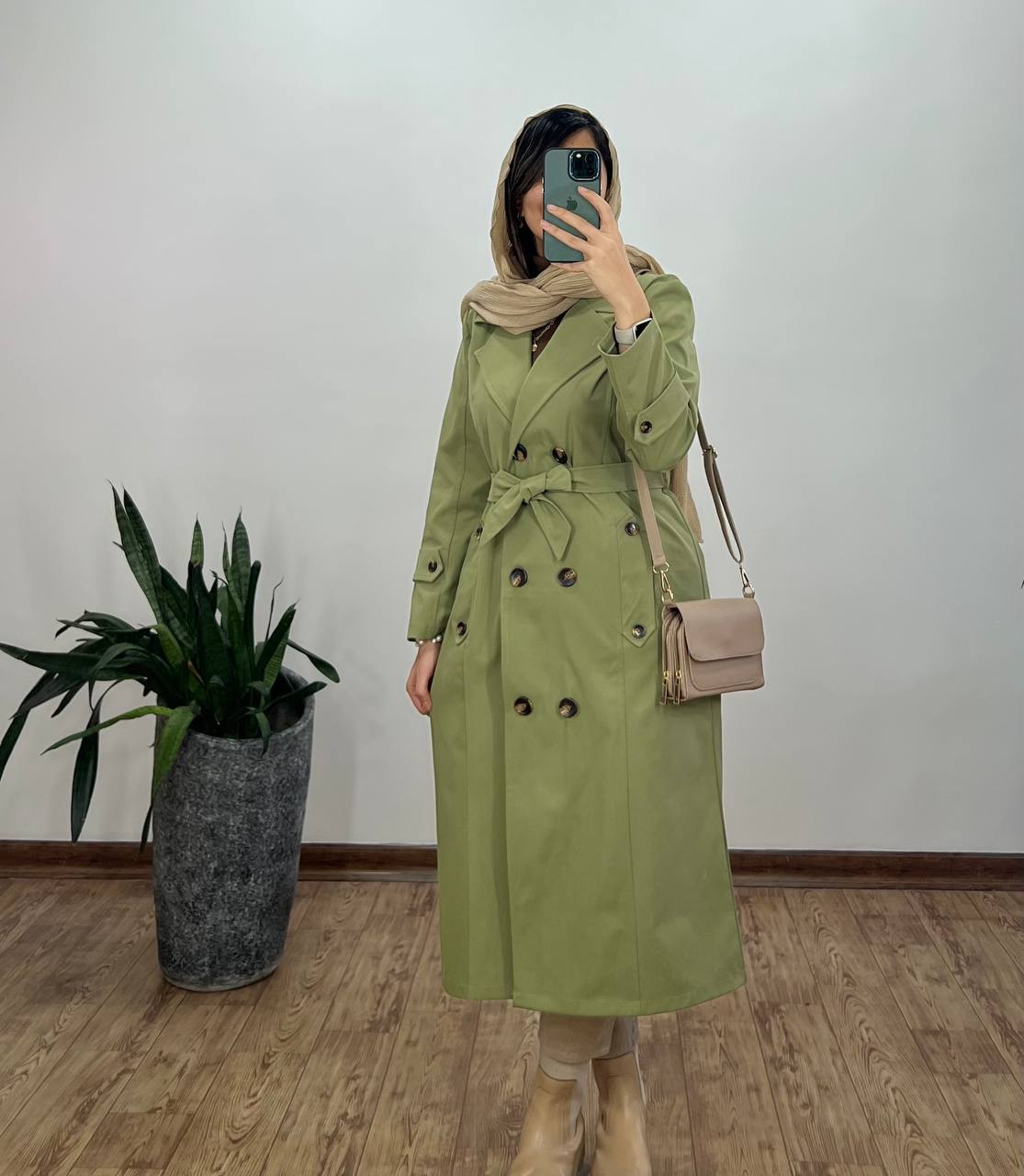 بارونی بلند آیه با ارسال رایگان(ایراد دار)