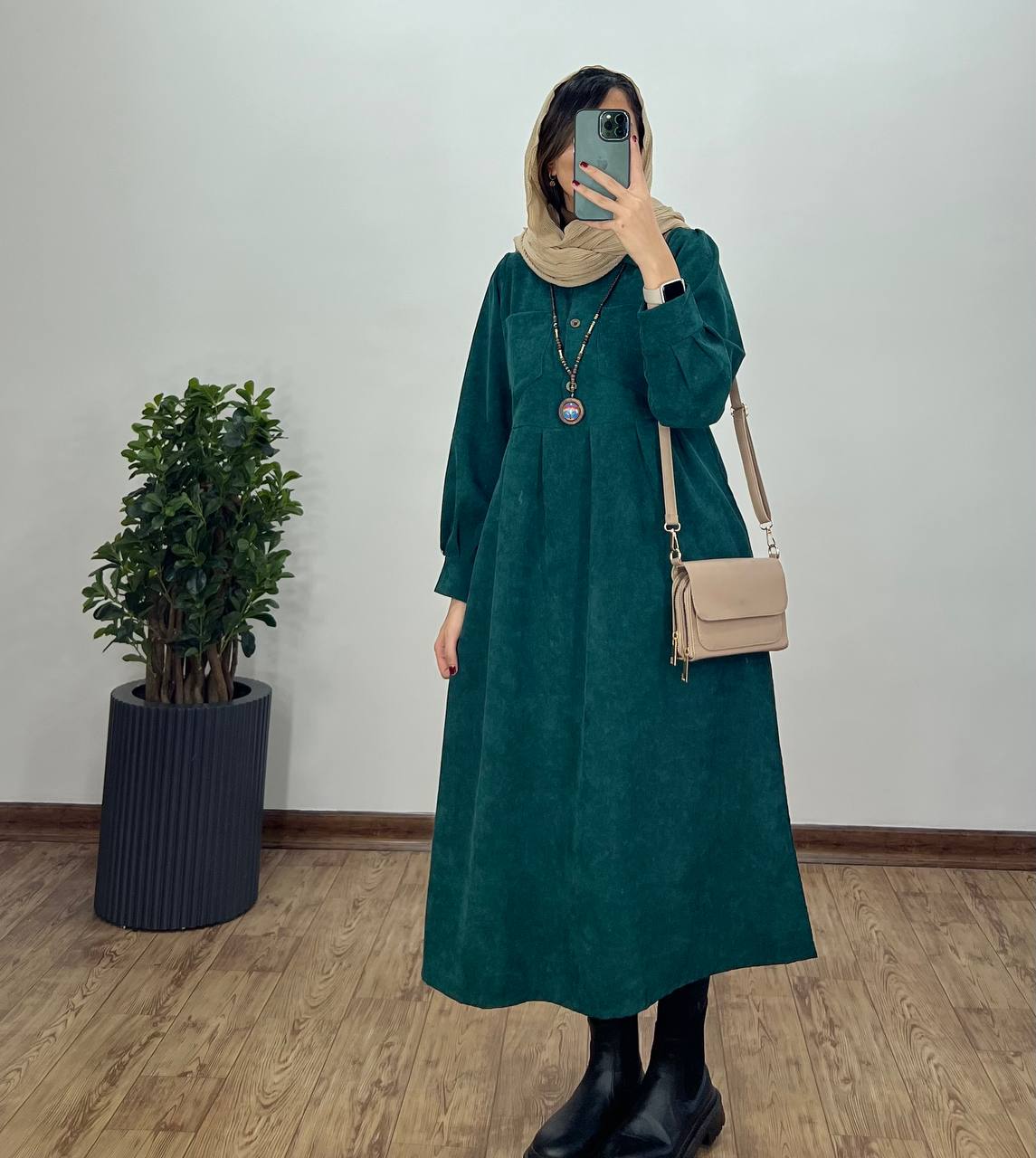 پیراهن مانتویی ترگل