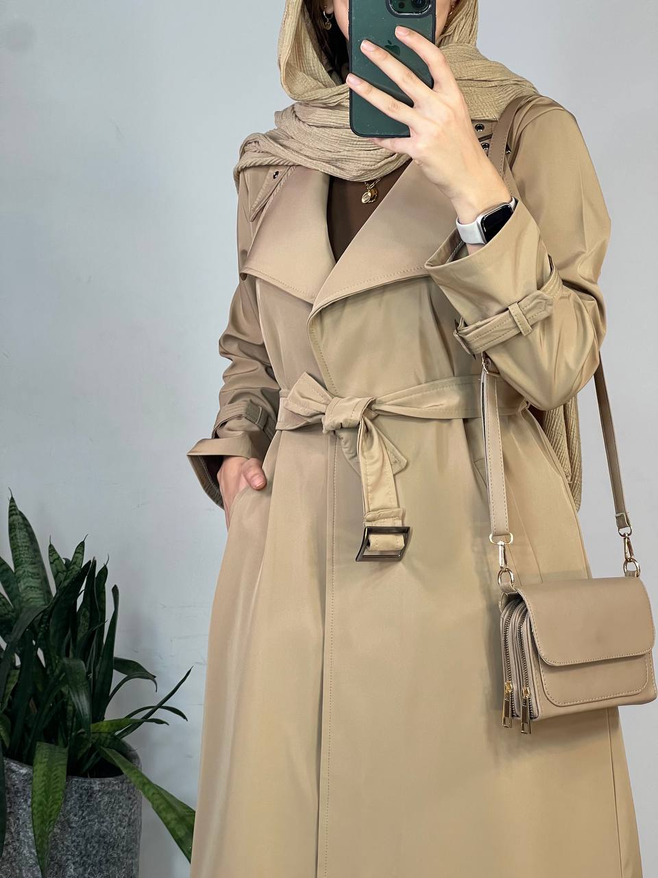بارونی بلند ضد آب ژیکان