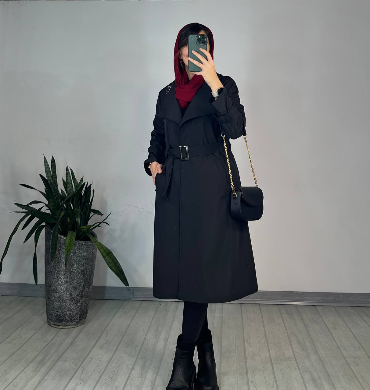 بارونی بلند ضد آب ژیکان