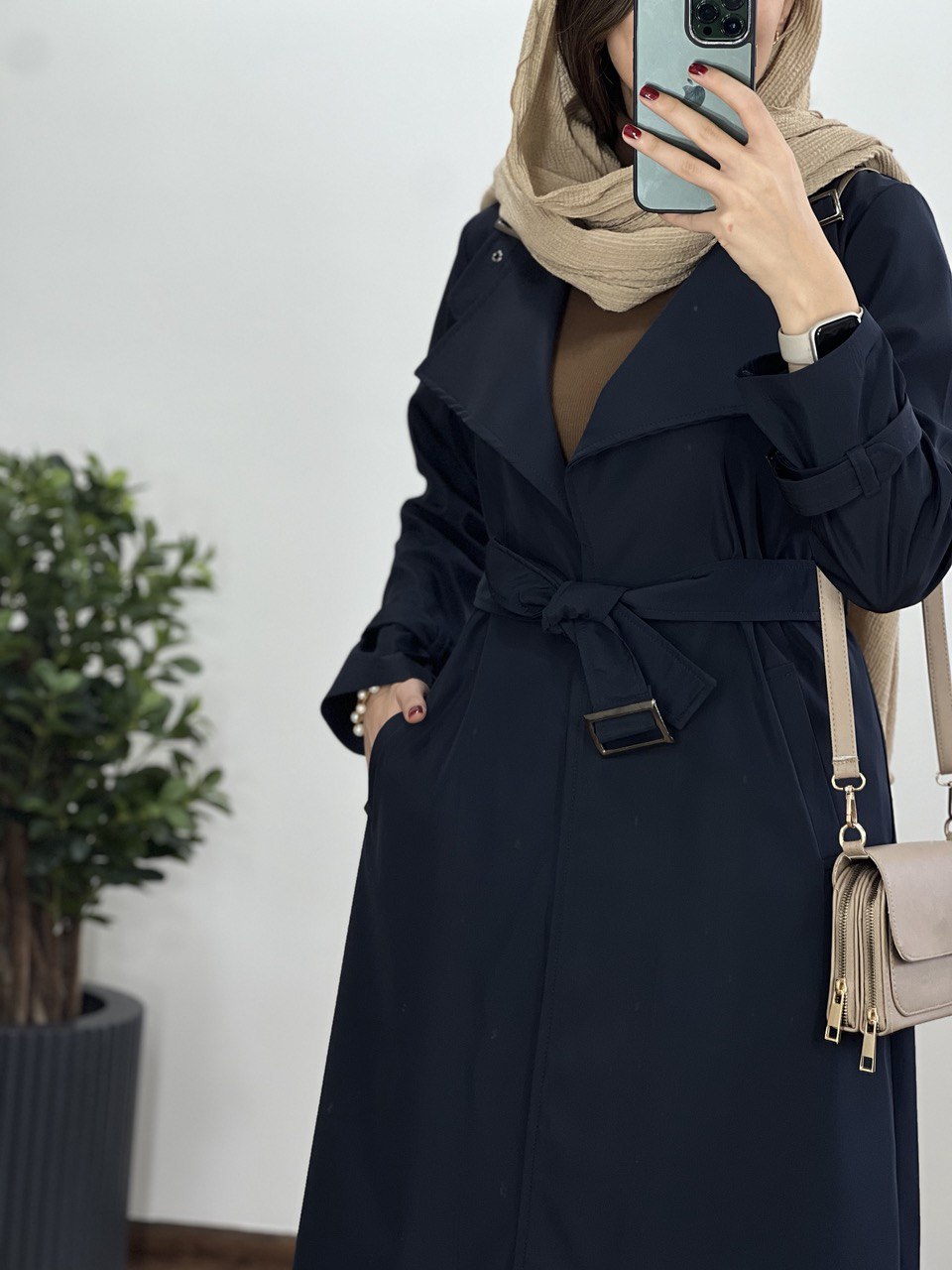 بارونی بلند ضد آب ژیکان