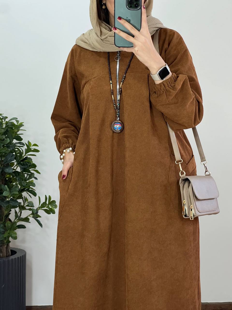 پیراهن مانتویی سارگل
