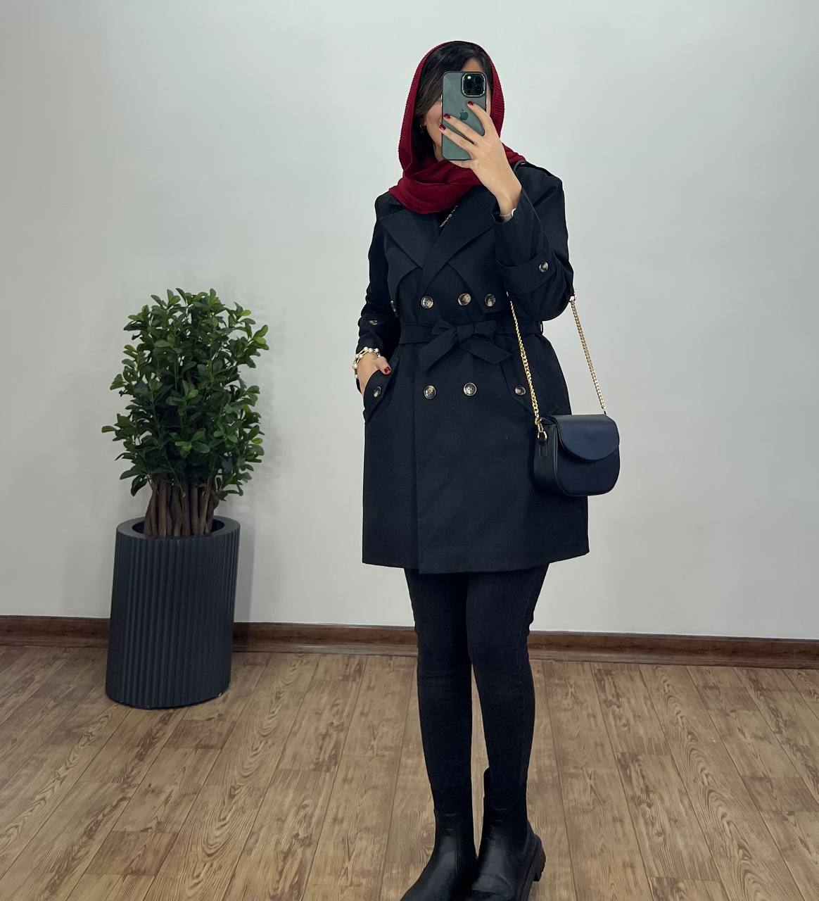 بارونی دکمه دار لاوین