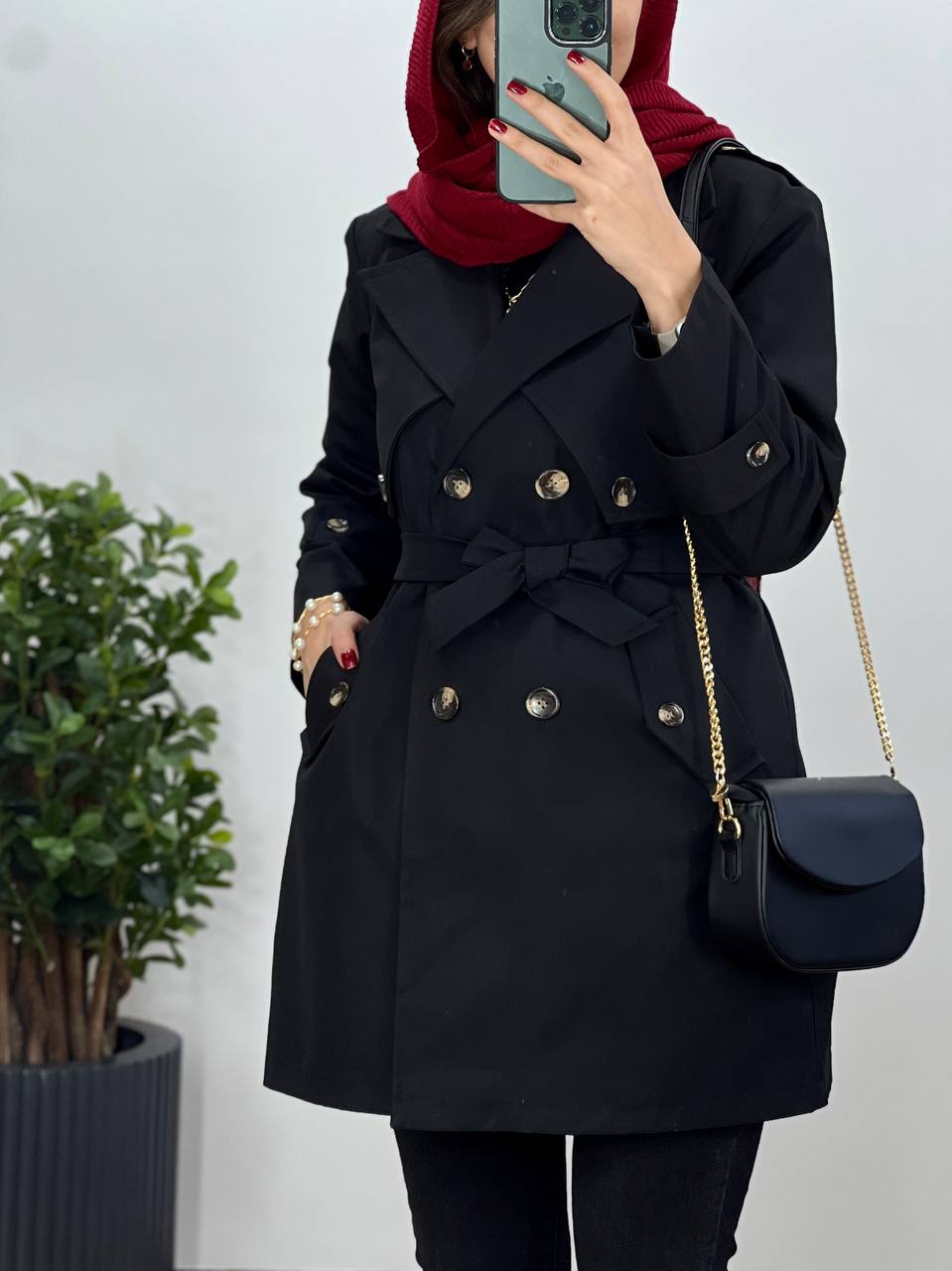 بارونی دکمه دار لاوین
