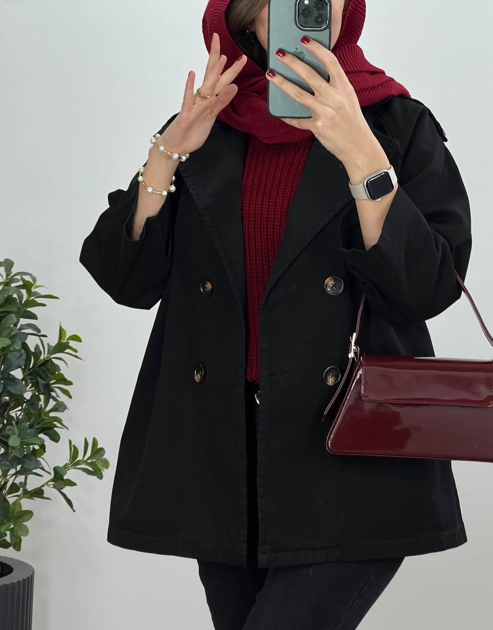ترنچ کت جین دادمان(ایراد دار)