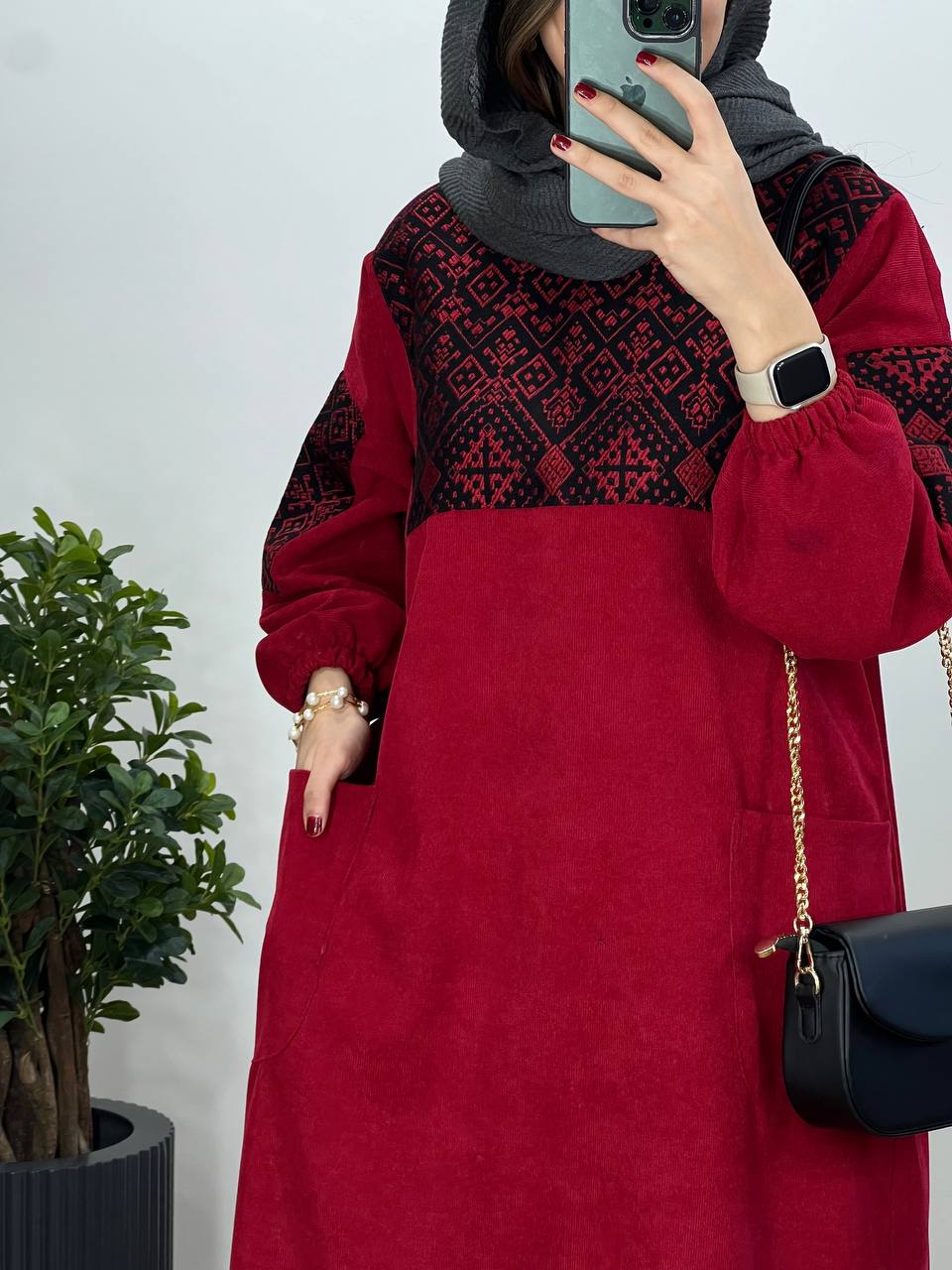 پیراهن مانتویی آوان 4