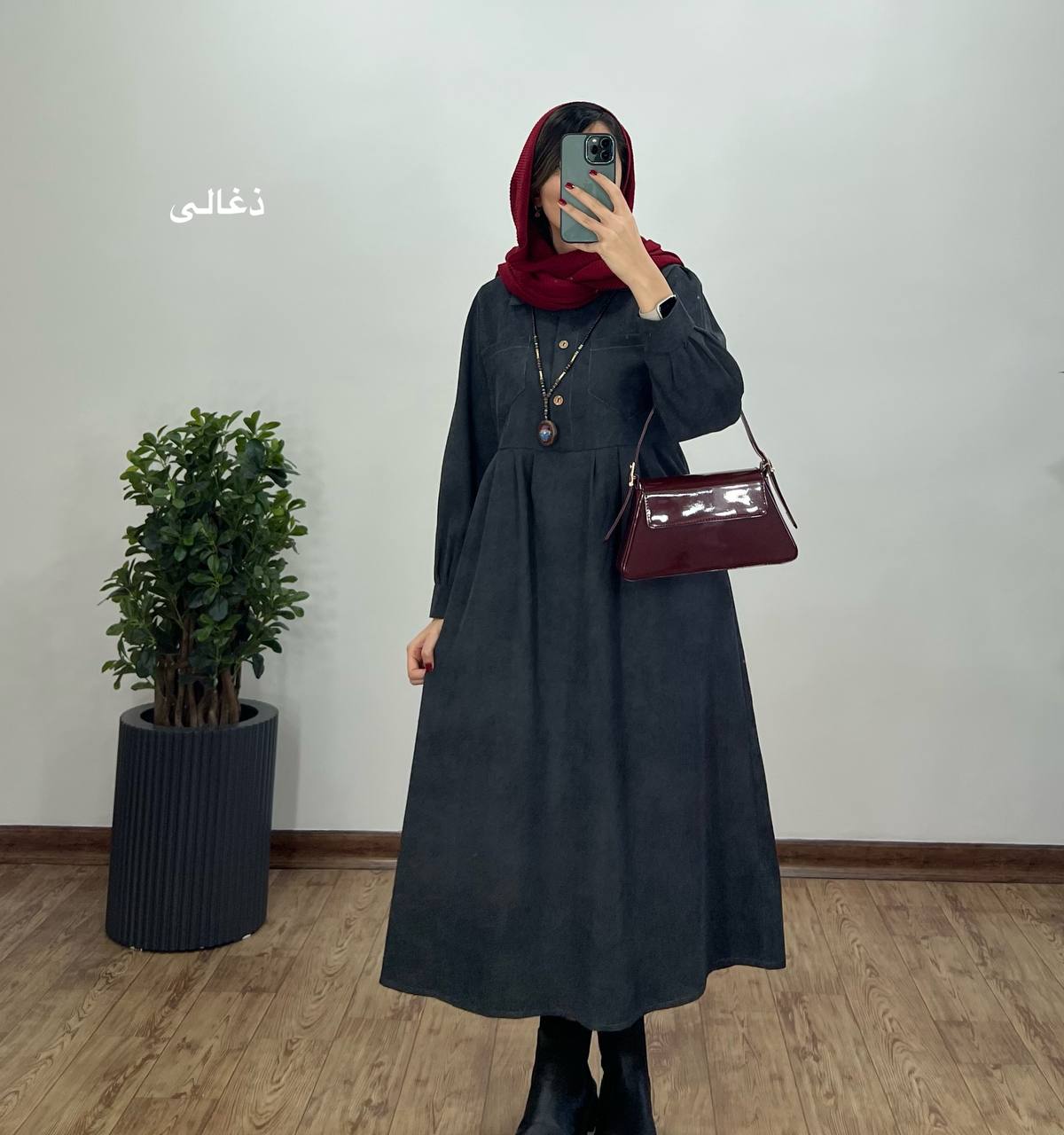 پیراهن مانتویی ترگل 2