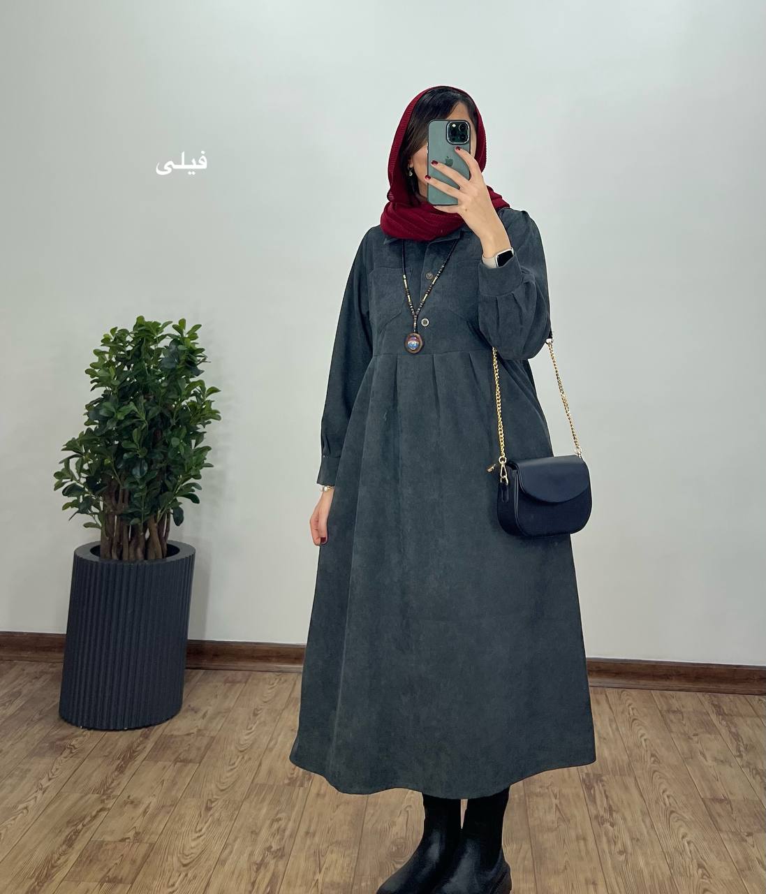 پیراهن مانتویی ترگل 2