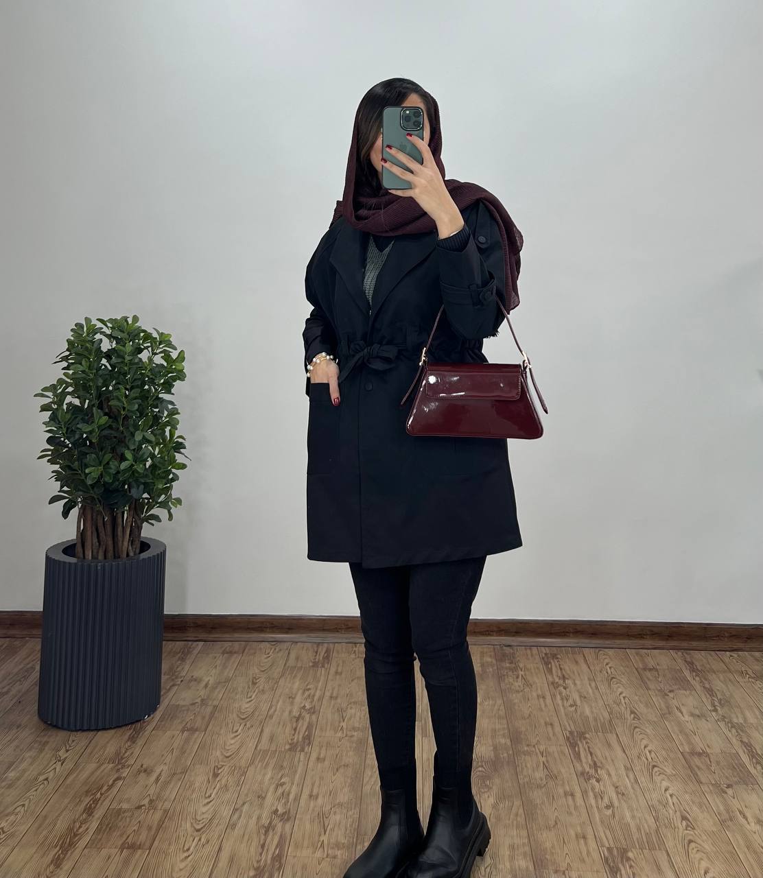 بارونی دکمه دار سویم با ارسال رایگان