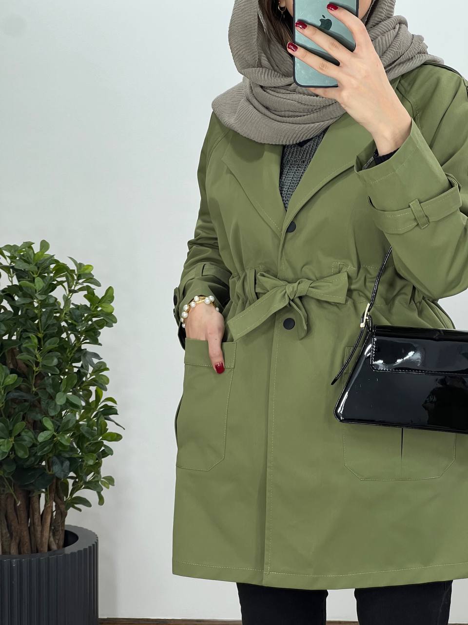 بارونی دکمه دار سویم با ارسال رایگان