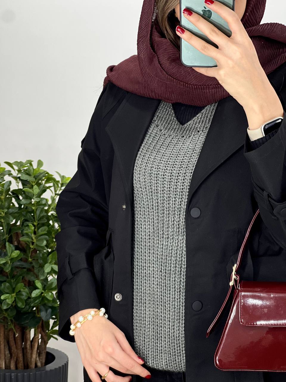 بارونی دکمه دار سویم با ارسال رایگان