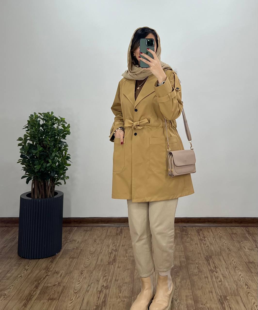 بارونی دکمه دار سویم با ارسال رایگان
