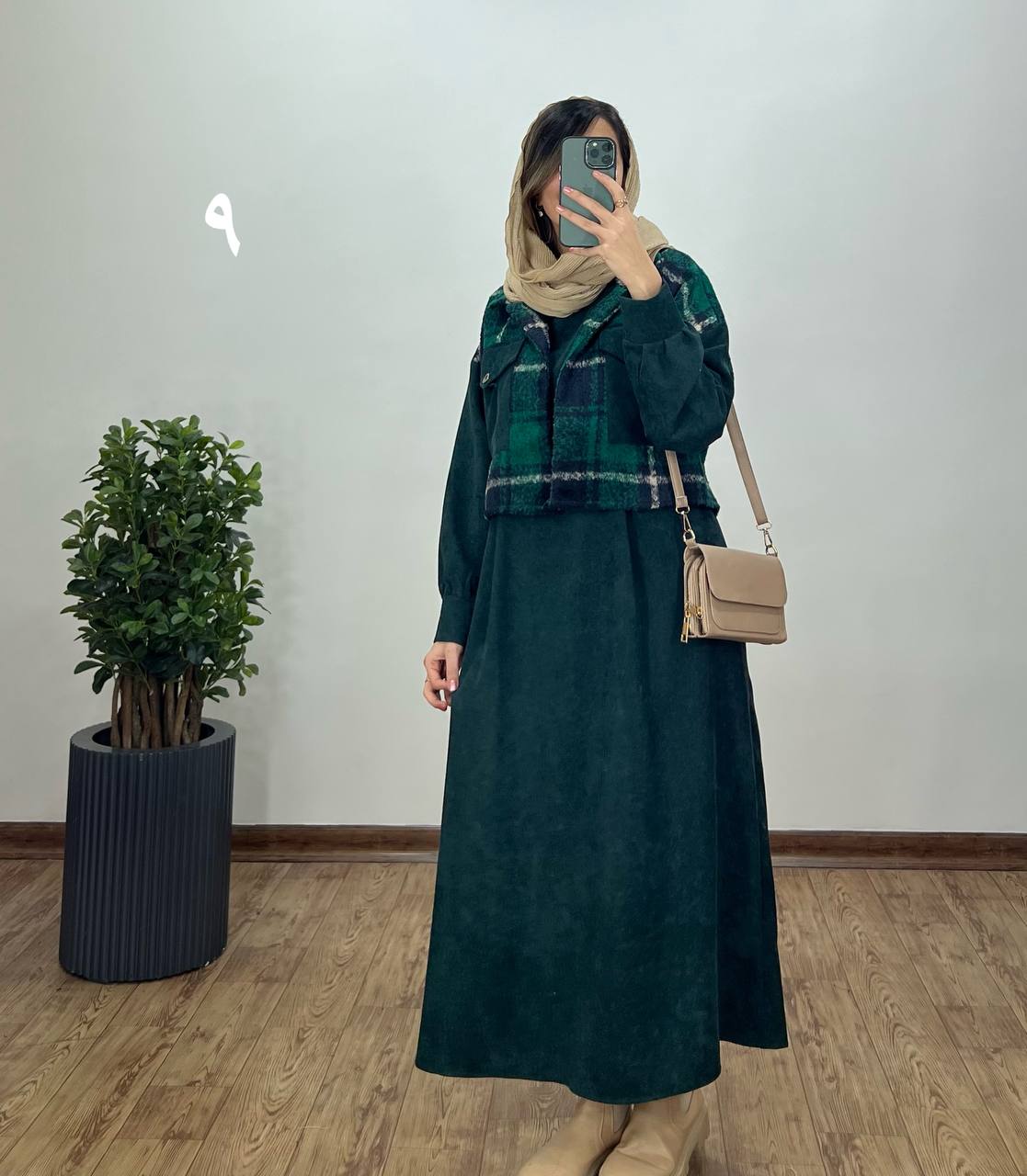 ست سارافون و کت پشمی 1 با ارسال رایگان