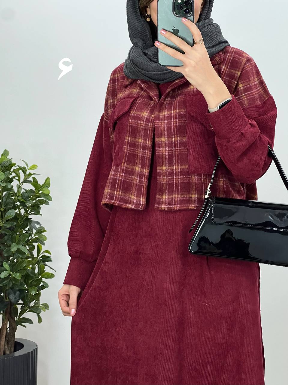 ست سارافون و کت پشمی 1 با ارسال رایگان