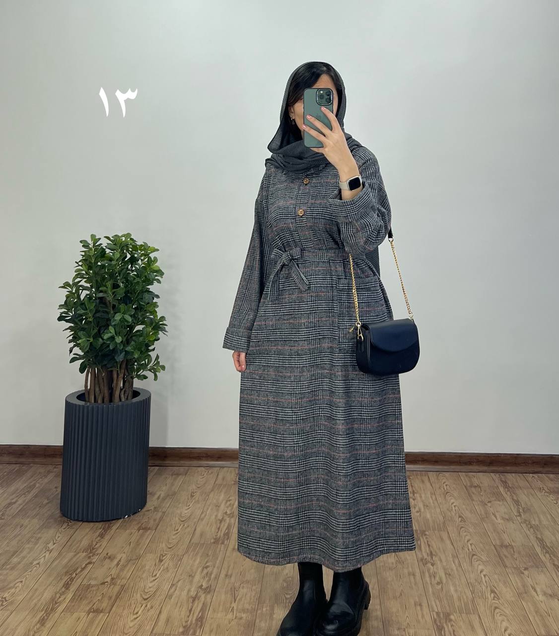 پالتوی پشمی بلند شبنم با ارسال رایگان