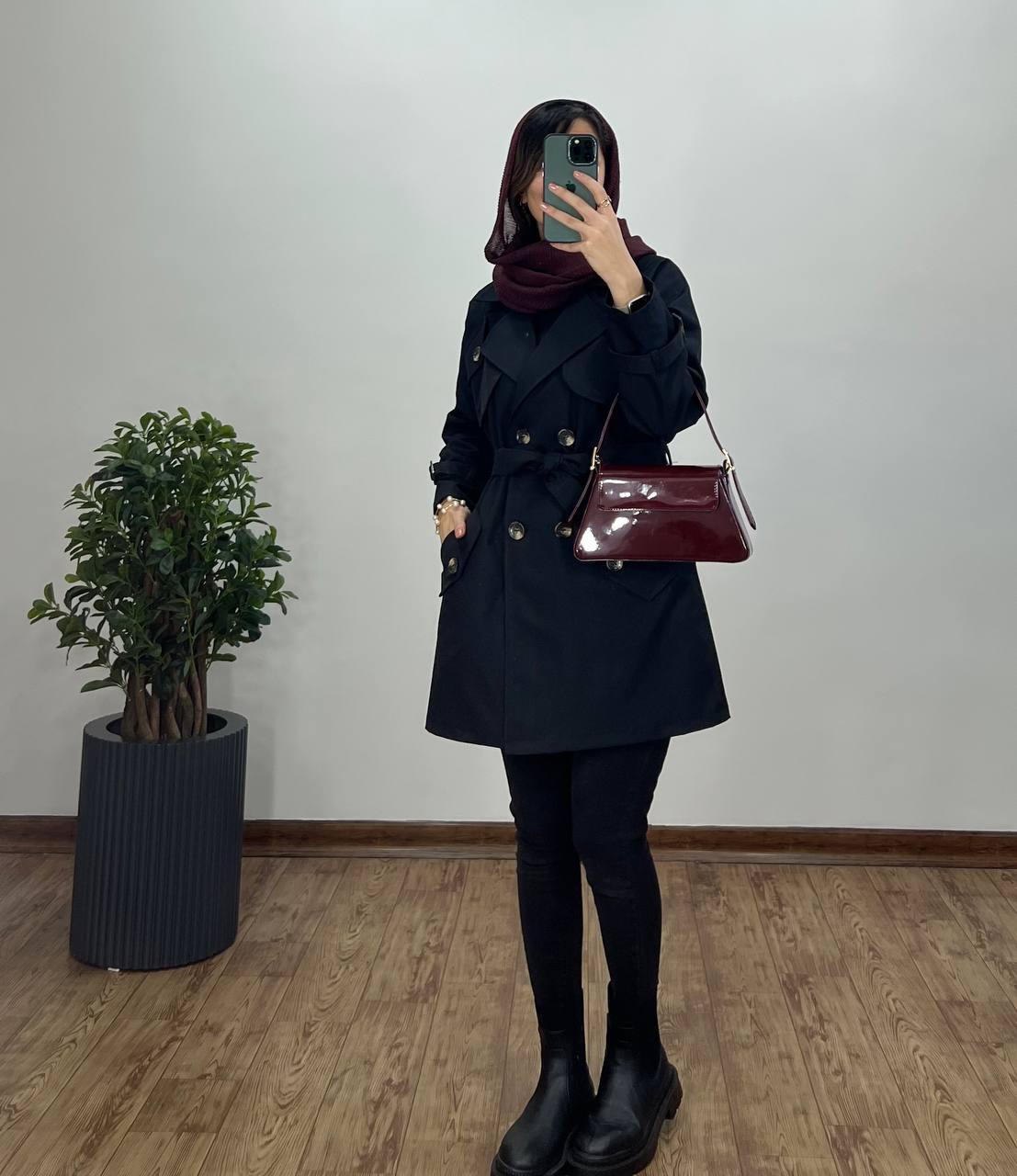 بارونی دکمه دار دلاریس با اسال رایگان