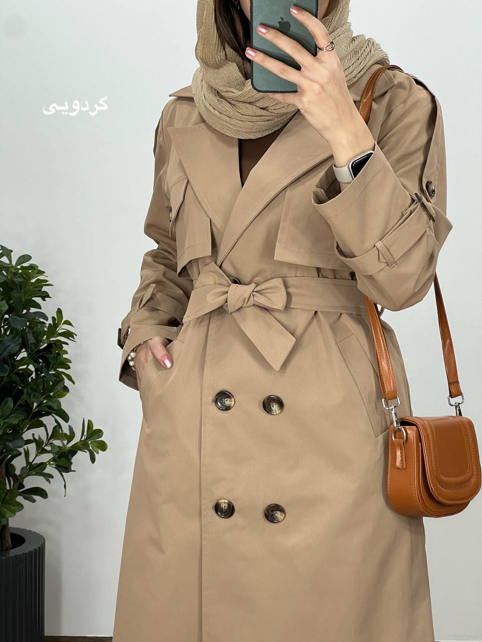 بارونی بلند غزال 1 با ارسال رایگان