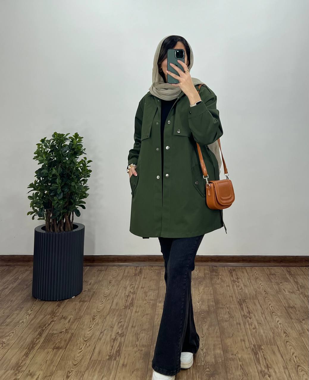 بارونی دکمه دار میلا با ارسال رایگان