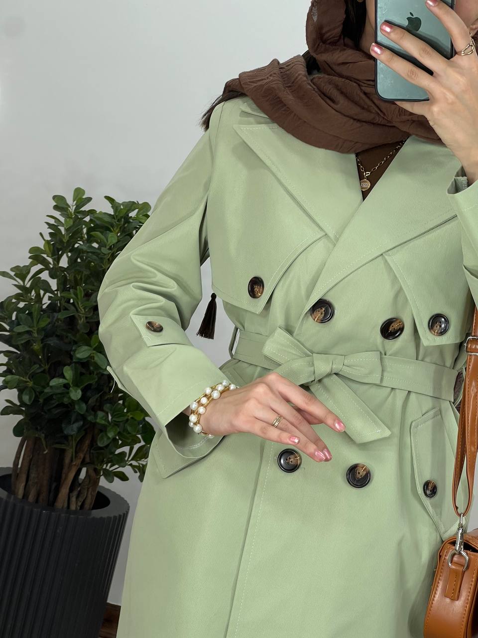 بارونی دکمه دار هلسا 1 با ارسال رایگان