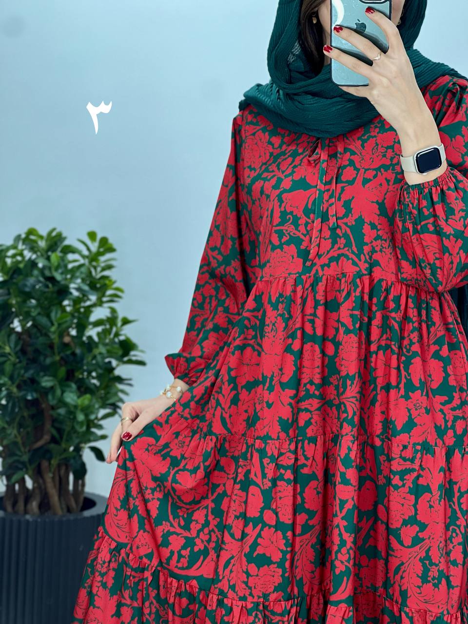 پیراهن طرحدار مزونی ویژه شب یلدا
