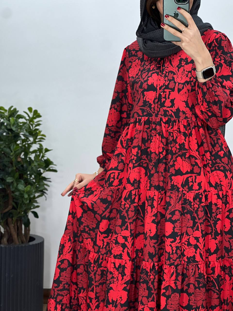 پیراهن طرحدار مزونی ویژه شب یلدا