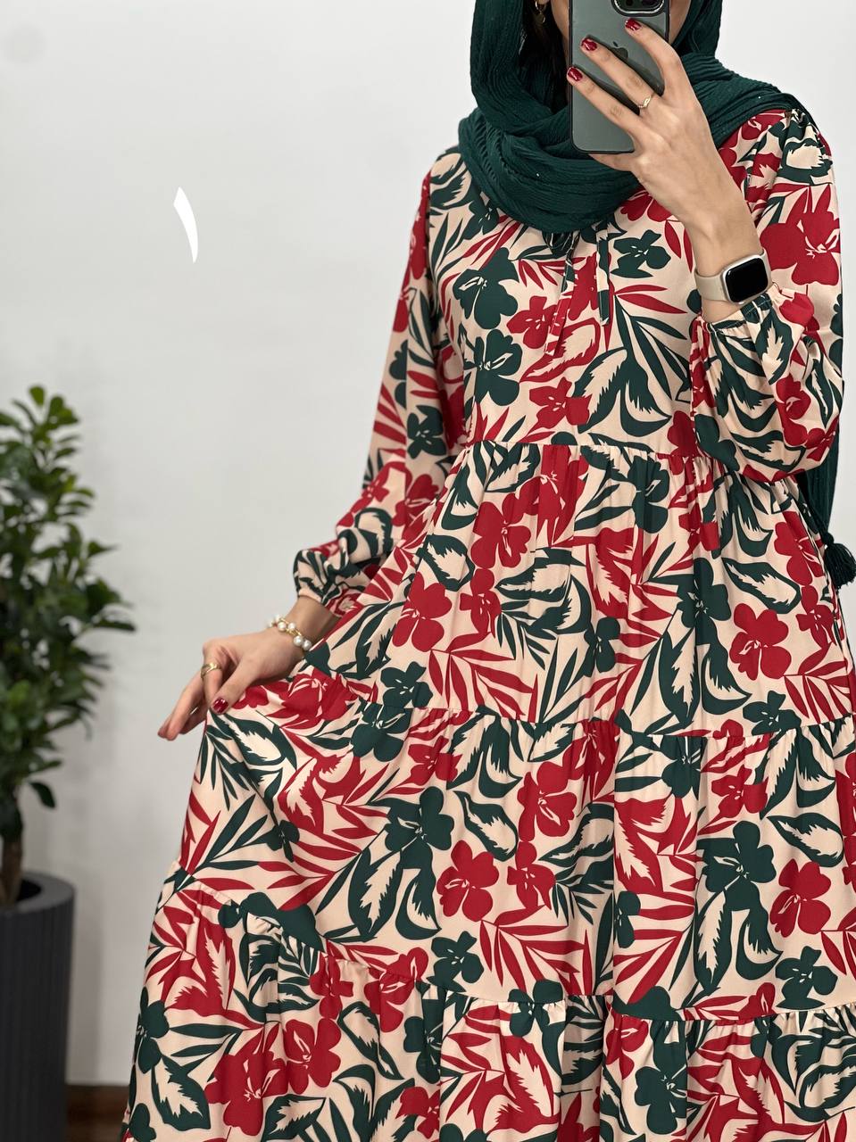 پیراهن طرحدار مزونی ویژه شب یلدا