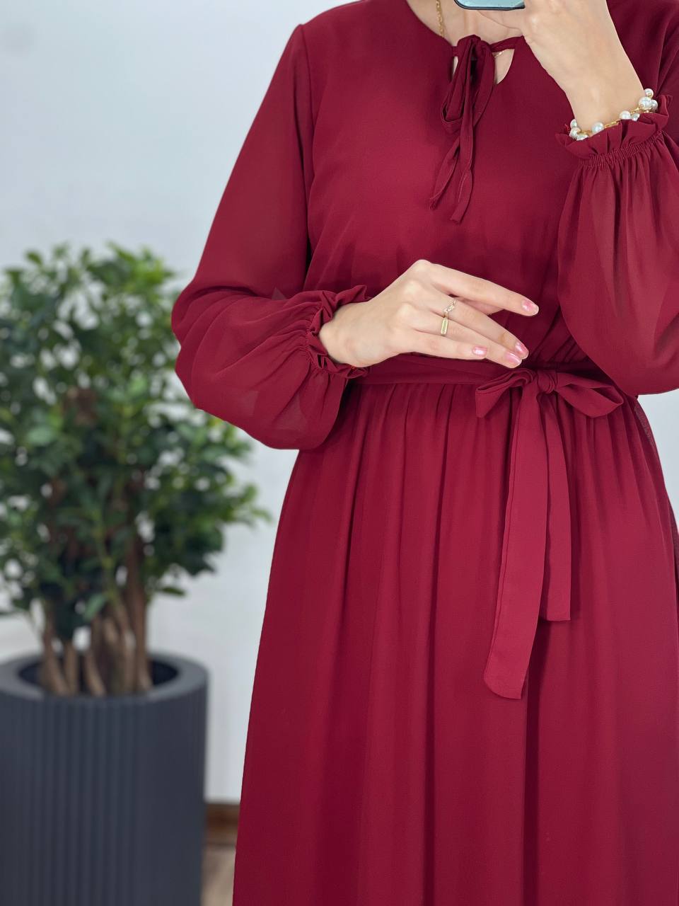 پیراهن حریر کاملیا ویژه شب یلدا