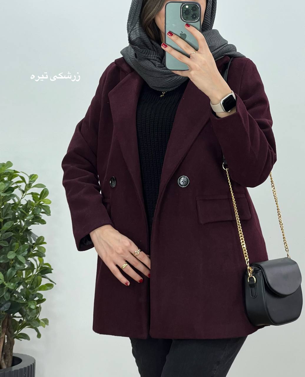 پالتو فوتر آستردار بیتا با ارسال رایگان