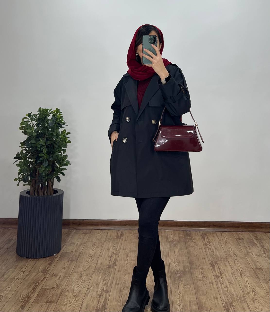 بارونی آستردار ضد آب رسپینا (با ارسال رایگان)