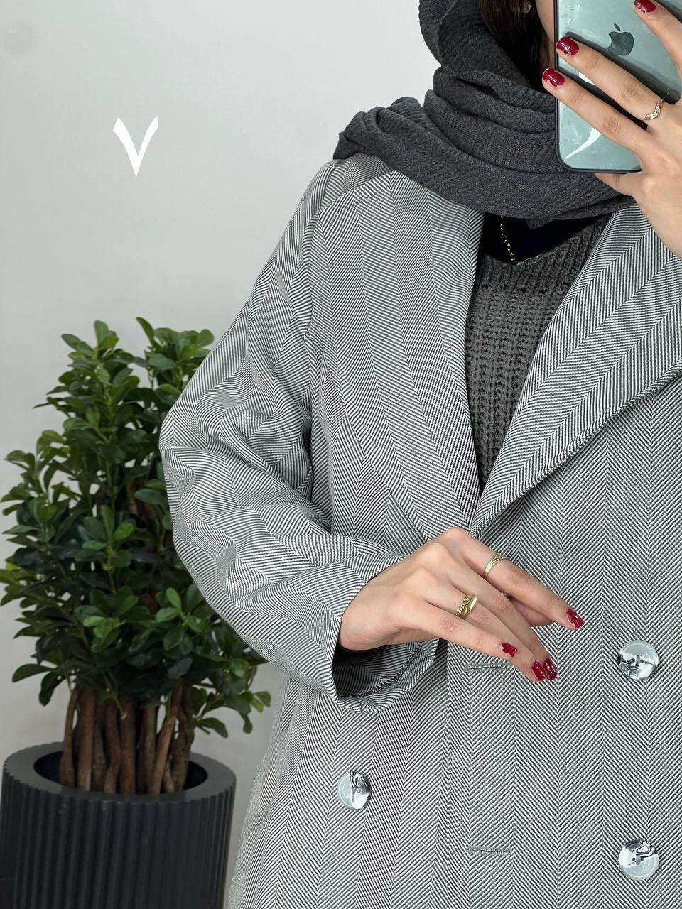 مانتو کتی دکمه دار هلن با ارسال رایگان