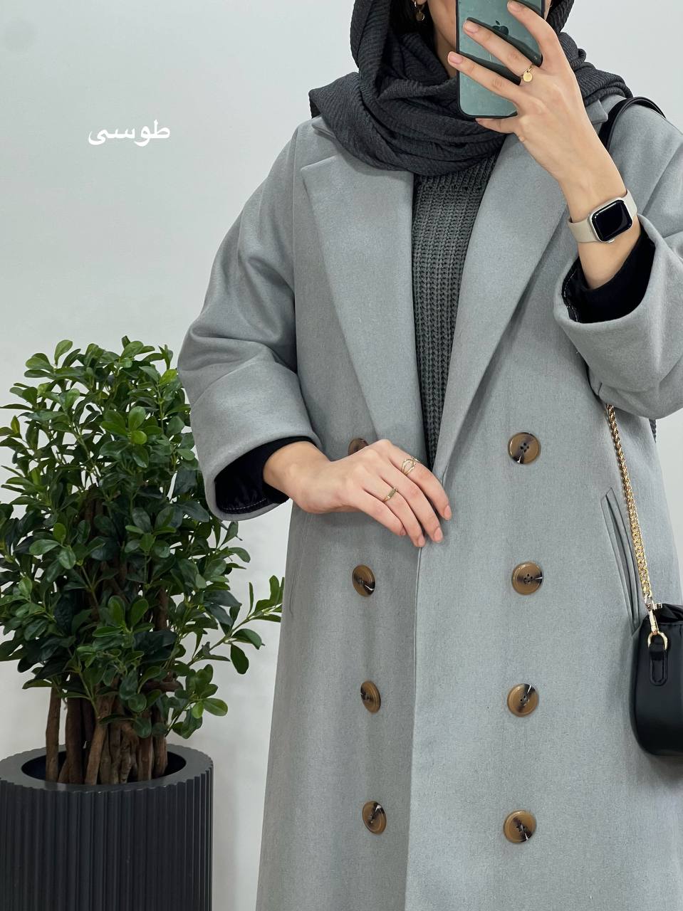 پالتو بلند آستردار بارلی