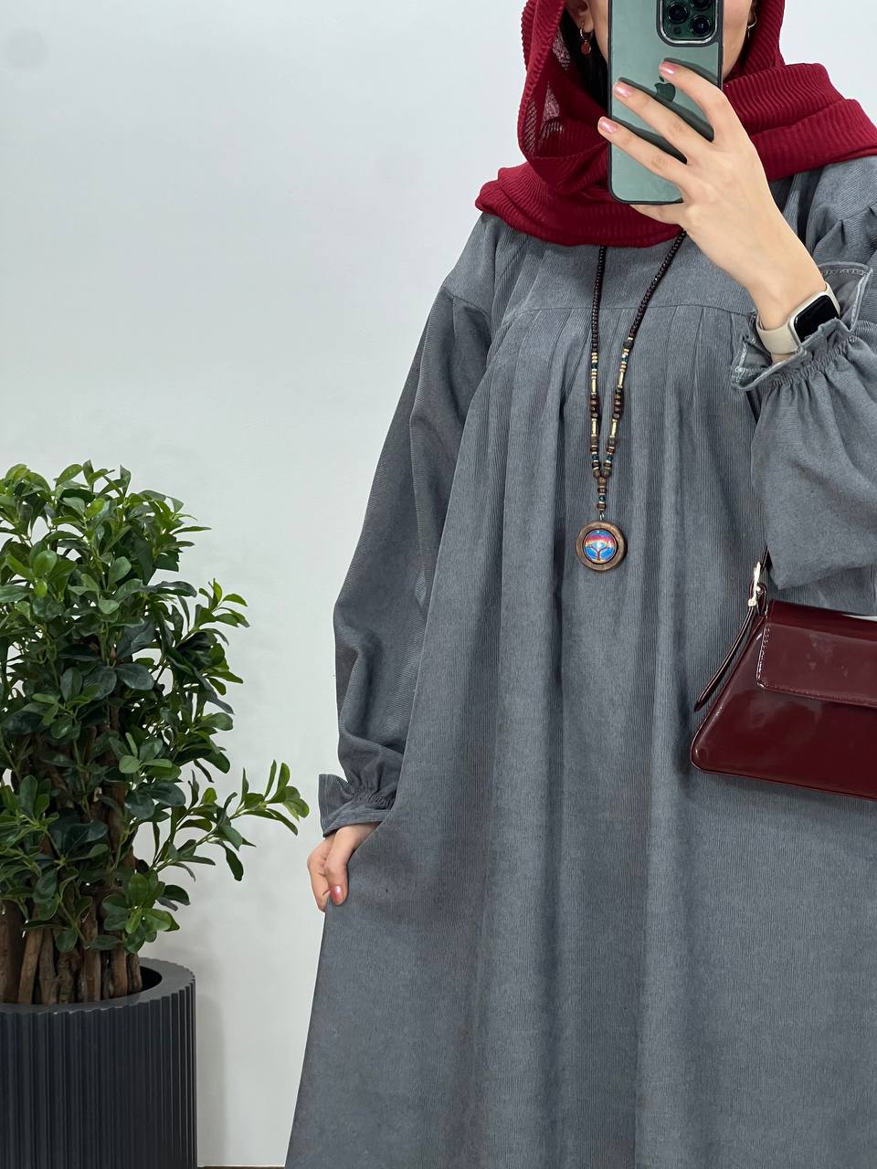 مانتو عبایی بلند رایلی