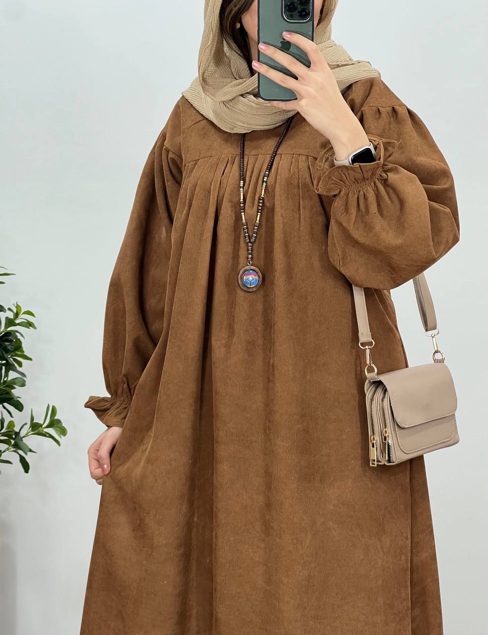 مانتو عبایی بلند رایلی