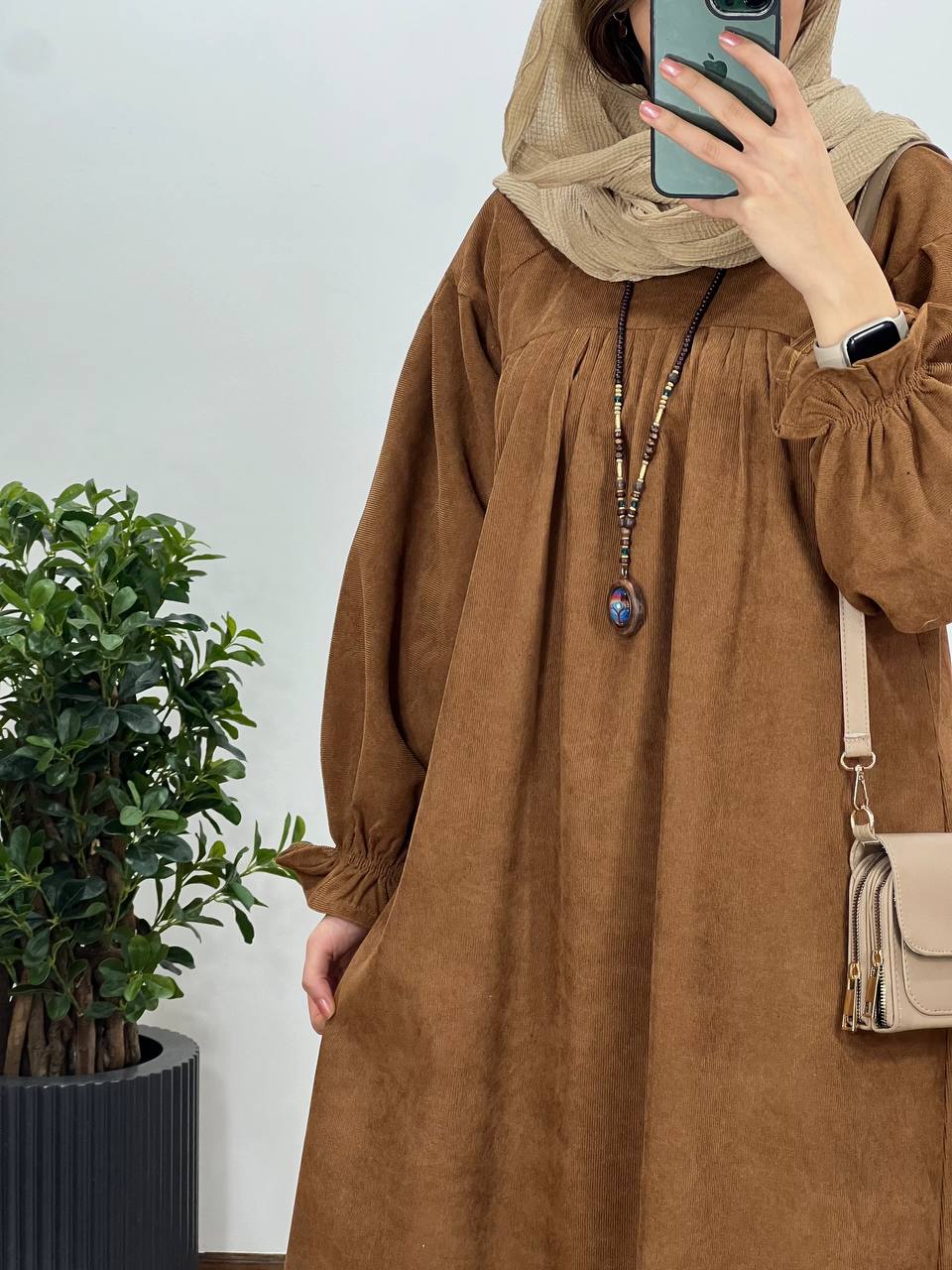 مانتو عبایی بلند رایلی