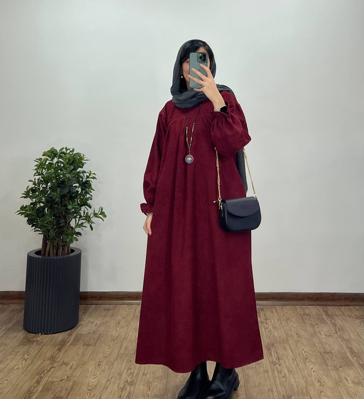 مانتو عبایی بلند رایلی