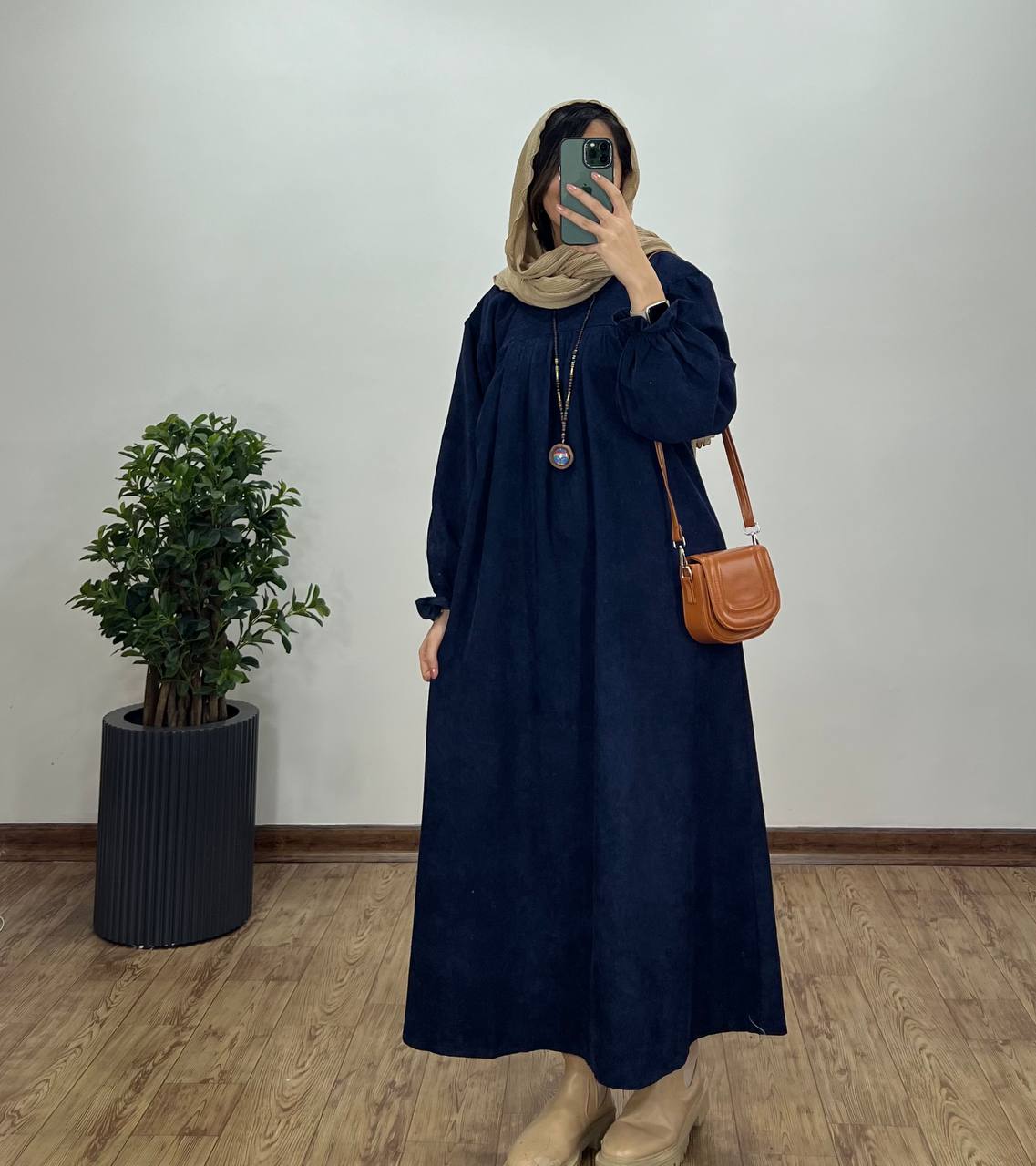 مانتو عبایی بلند رایلی
