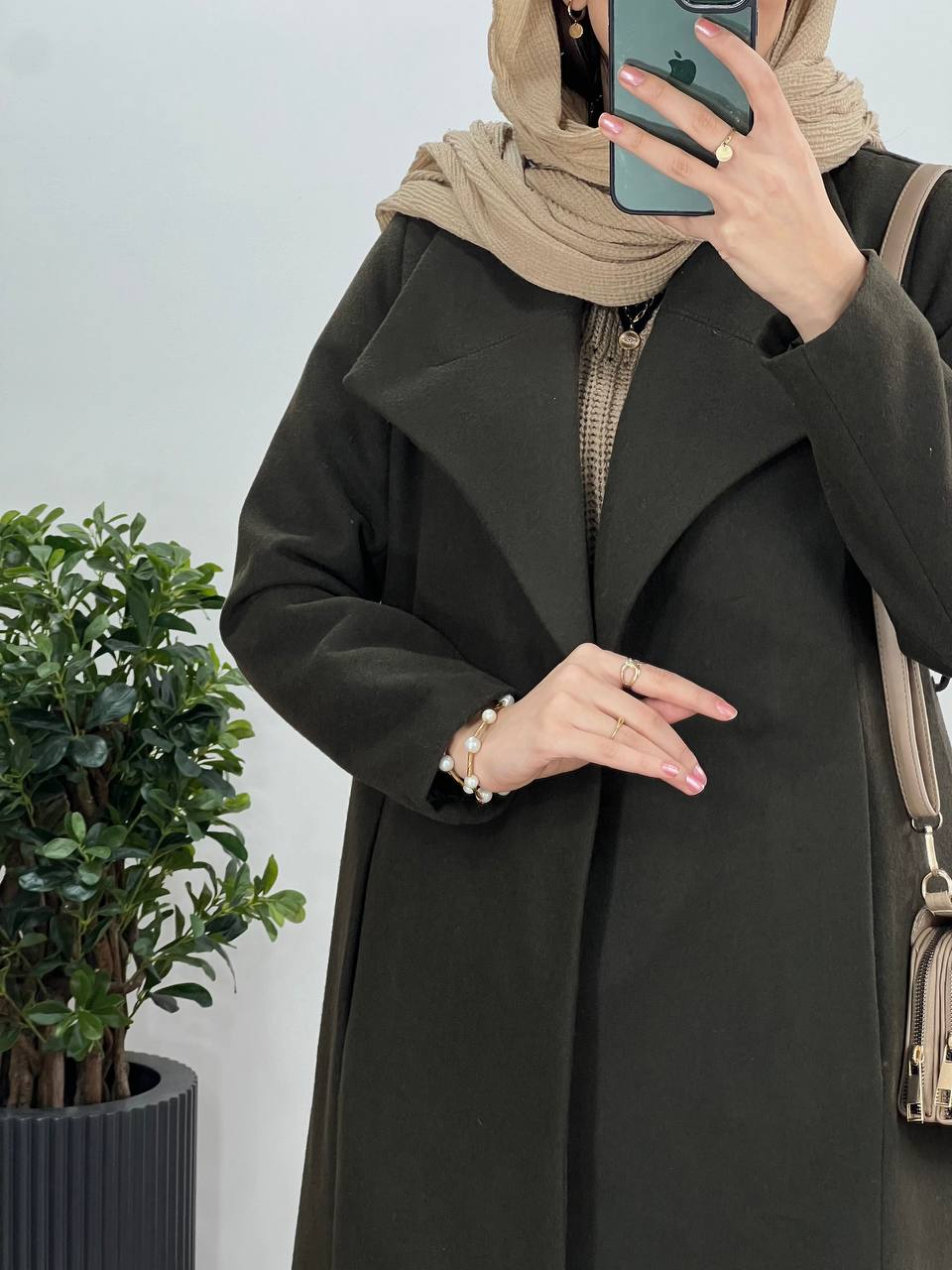 پالتو بلند آستردار آرالیا