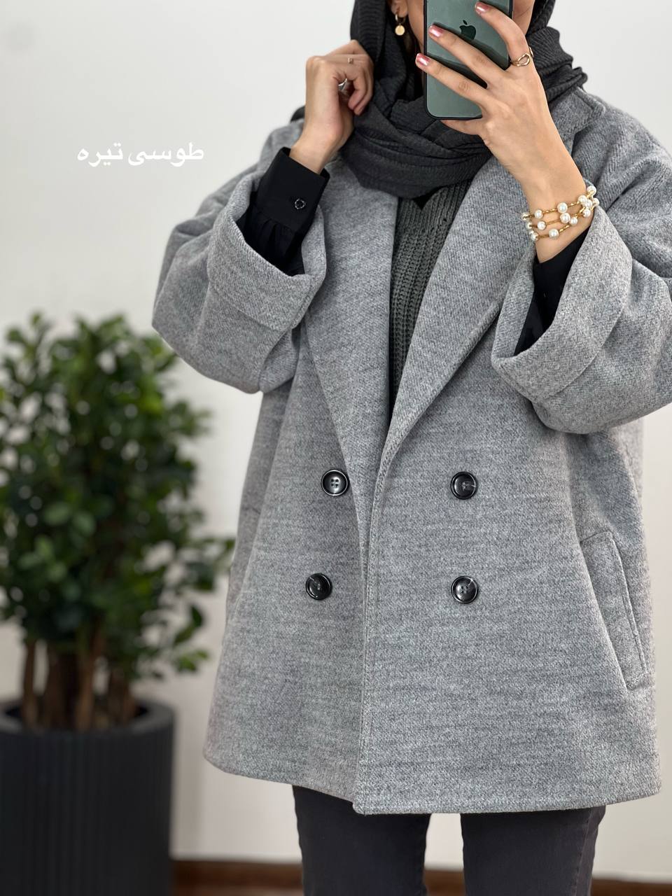 پالتو فوتر آستردار آسنا 8(ایراد دار)