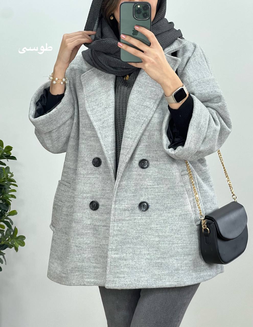 پالتو فوتر آستردار آسنا 8(ایراد دار)
