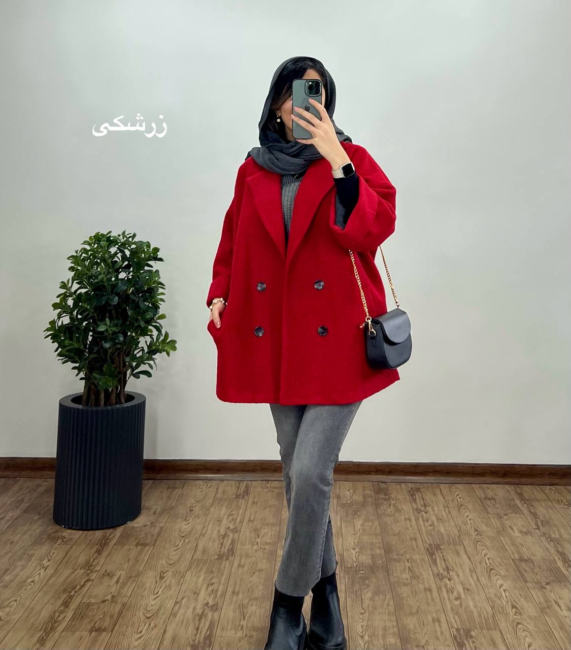 پالتو فوتر آستردار آسنا 8(ایراد دار)